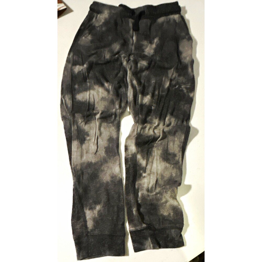 Bixby Nomad Boys Size 8, Black/Gray Tie-Dye Pants, Drawstring